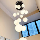 Axyaa Modern Stair Chandelier Pendant Lights Indoor Lighting Home Ceiling Lamp