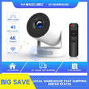 Axyaa Magcubic Pro+ 4K HD Projector: 8000 Lumens, Android 11, WiFi6, BT5.4