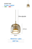 Axyaa Glass Chandelier with Adjustable Cord - Elegant Home Lighting for Dining Room