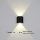 Axyaa Waterproof Outdoor Wall Light Fixture for Garden Balcony LED Lamp IP66 AC85/265V