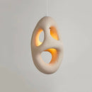 Axyaa Porous Beige Pendant Light - Nordic Minimalist Bedroom Chandelier