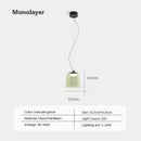 Axyaa Nordic Glass LED Pendant Lights Industrial Chandelier for Home Decor