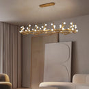 Axyaa Modern Light Luxury LED Chandelier for Living Room Décor