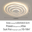 Axyaa Nordic Corrugated Chandelier Flush Mount Ceiling Light