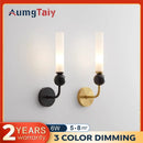Axyaa Minimalist LED Wall Lamp for Modern Living Room and Bedroom Decor