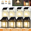 Axyaa Outdoor Solar Tungsten Filament Wall Lamp for Garden Light