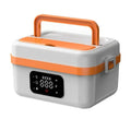 Axyaa Rechargeable Electric Lunch Box: Portable Self-Heating Food Warmer