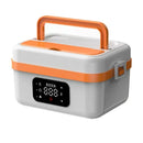 Axyaa Rechargeable Electric Lunch Box: Portable Self-Heating Food Warmer