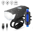 Axyaa Bike Light Set: USB Rechargeable Headlights & Taillights for Riding Safety