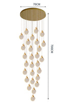 Axyaa Nordic Chandeliers for Dining Room, Hanging Lamps Ceiling Light Fixture