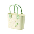 Axyaa Plastic Bath Basket: Large Capacity Handbag for Picnics, Household Storage