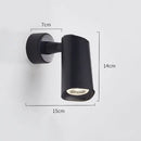 Axyaa Rotating LED Wall Lamp: Small Spotlight for Home Decors & Bedside, Nordic Design