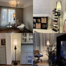 Axyaa Nordic LED Floor Lamp Stylish Modern Design for Bedroom Living Room Home