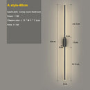 Axyaa LED Wall Lamp for Living Room Bedroom, Modern Indoor Long Strip Lighting