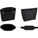 Axyaa Small Felt Organizer: Multi-Functional Cosmetic Bag for Handbag and Travel Essentials