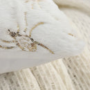 Axyaa Halloween Bat Spider Golden Sequin Embroidery Throw Cushion Cover