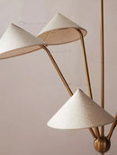 Axyaa Wabi Sabi Cloth Pendant Chandelier LED Light for Living Room Kitchen Island