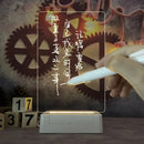 Axya LED Message Board Night Light with Bracket Stand