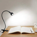 Axyaa Dimmable LED Clip-On Reading Light with Flexible Gooseneck for Bedroom Desk