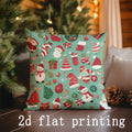 Christmas Pattern Pillow Covers by Axyaa - Perfect for Sofa, Bedroom, Car
