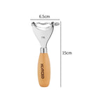 Axyaa Stainless Steel Peeler with Wooden Handle, Corn Kernel Separator Kitchen Tool