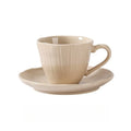 Axyaa Petal Shape Ceramic Coffee Mug Set, 230ml