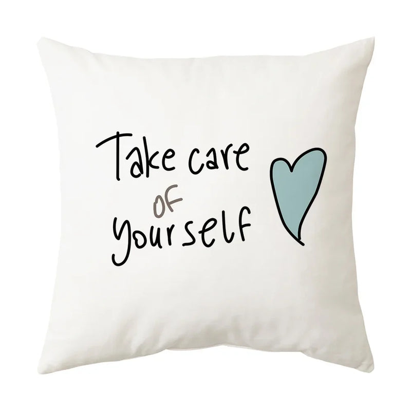 Axyaa Blue Geometric Pillowcase 45x45CM - Simple & Stylish Home Decor Fabrics