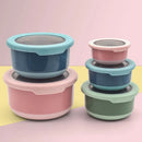 Axyaa Stainless Steel Food Sealing Bowl with Lid - Fresh-keeping Lunch Box