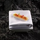 Axyaa Ceramic High Foot Plate for Dim Sum Sushi Molecular Cuisine Display