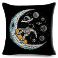 Axyaa Astronaut Sports Cushion: Fun Home Decor for Kids Room, Planet & Music Theme