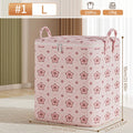 Axyaa Foldable Closet Organizer Bag with Handle for Clothes, Blankets, and Pillows