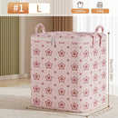 Axyaa Foldable Closet Organizer Bag with Handle for Clothes, Blankets, and Pillows