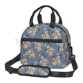 Axyaa Cartoon Koala Lunch Bag: Insulated Thermal Tote for Women & Girls, Adjustable Strap