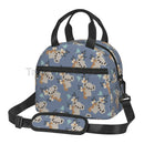 Axyaa Cartoon Koala Lunch Bag: Insulated Thermal Tote for Women & Girls, Adjustable Strap