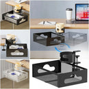 Axyaa Cable Organizer Clamp Mount - Adjustable & Strong for Desk, Efficient Cable Management