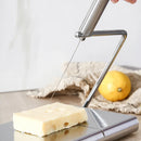 Axyaa Stainless Steel Cheese Slicer with Scale and Divider