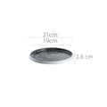 Axyaa Ceramic Circular Plates for Restaurant Specialty Tableware