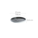 Axyaa Ceramic Circular Plates for Restaurant Specialty Tableware