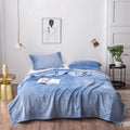 Axyaa Flannel Throw Blanket: Classic Solid Black Fleece, 180*200cm