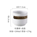 Axyaa Japanese Ceramic Sushi Cups Set of 3