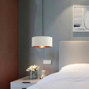 Axya Linen Chandelier Light for Dining Bedroom Living Room Decor