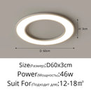 Axyaa Modern Ring Pendant Light for Living Room, Dining Room & Study