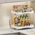 Axyaa Kitchen Storage Shelf for Seasoning Bottles: Narrow Wide Multi-Layer Organizer
