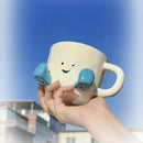 Axyaa Cartoon Couple Ceramic Mug Creative Milk Coffee Tea Cup