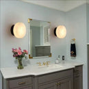 Axyaa Marble Round Wall Lamp - Nordic LED Room Lighting - High-end Modern Design