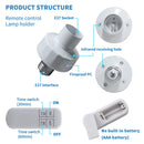 Axyaa Wireless E27 Lamp Holder with Smart Timer Switch for LED Bulb