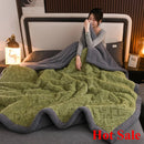 Axyaa Winter Plush Fleece Blanket - Cozy Sofa Quilt for Office and Home