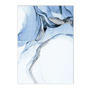 Marble Blue Gold Wall Art Canvas Painting Modern Posters Prints Axyaa