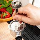 Axyaa Stainless Steel 2-In-1 Coffee Scoop and Tamper Spoon for Espresso Tea Kitchen