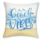 Axyaa Beach Life Pillow Covers for Sofa, Bedroom, Car - Pattern Cushion Cover